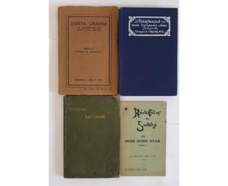 Thomas F. O'Reilly. Danta Gradna. An Anthology of Irish Love Poetry. 1916. Book plate "Doctuir Mac Enri", The Irish Star Guid