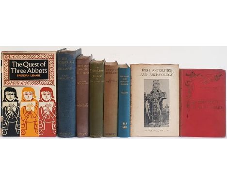 [Early Ireland] The Archaeology of Ireland by R. A. S. Macalister. 1928; Irish Saints in Britain by Moran [rare edition print