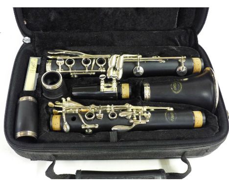 A Jupiter clarinet marked JCL-631-1, cased 