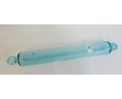 A glass rolling pin