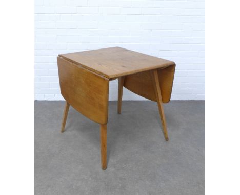 Vintage Ercol light elm extending table, 138 x 72 x 74cm. 