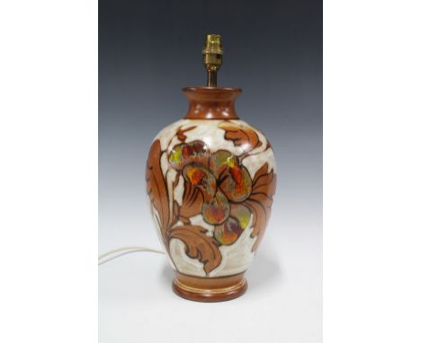 Studio pottery table lamp, 39cm 