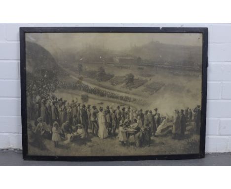 After Robert Gemmel Hutchison, framed print, 66 x 46cm 