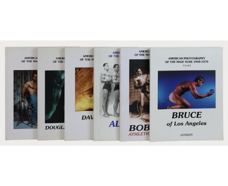 6 Bücher "American Photography of the Male Nude 1940 - 1970", Vol. 1 - 4 ("Bruce of Los Angeles", "Lon of New York", "Dave Ma