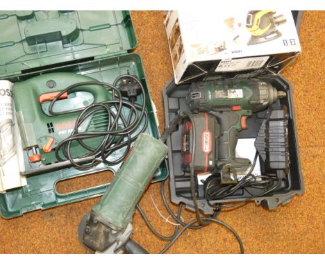 Collection of power tools 