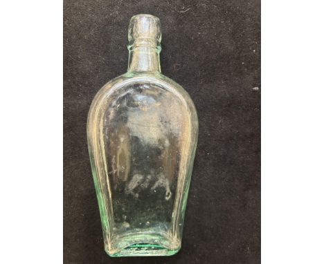 German army gold swastika glass bottle 