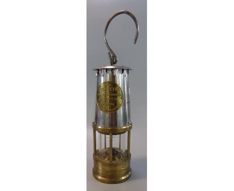 The Protector and Lamp &amp; Lighting Co. Eccles Manchester Miner's Lamp.  (B.P. 21% + VAT) 