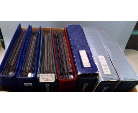 Great Britain collection of stamp First Day Covers in seven albums. 1971 to 1994 period.(B.P. 21% + VAT) 