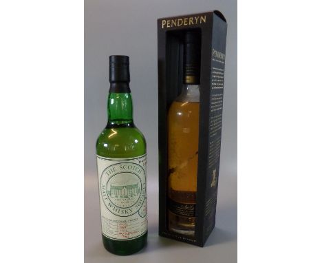 The Scotch Malt Whisky Society, The Vaults, Leith, Scotland, single cask, Scotch malt whisky bottle, distilled October '92, b