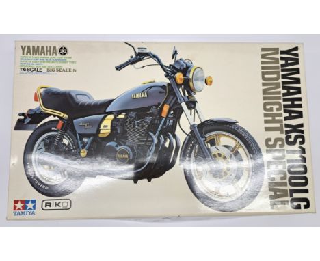 Tamiya, a boxed 1:6 scale KIT No.BS0617 - Yamaha XS1100LG 'Midnight Special'. Condition appears generally Good Plus to Excell