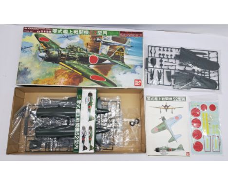 Bandai, boxed 1:24 scale, 'World War II Aero Fighter Series' 0034043-2200 - Japanese Navy 'Zero Fighter'. Conditions appear g