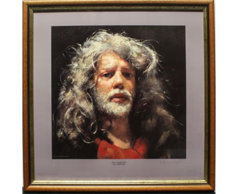 Robert Oscar Lenkiewicz (British, 1941-2002) 'Self portrait' limited edition print, signed and numbered 267/450 in pencil to 