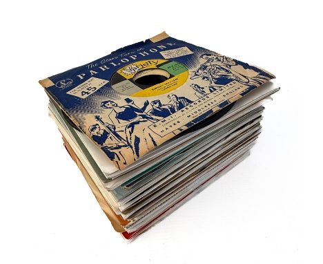 55 mainly US original pressing 7&rdquo; vinyl singles including Psych, Garage Rock, Rockabilly, Rock &rsquo;N&rsquo; Roll and