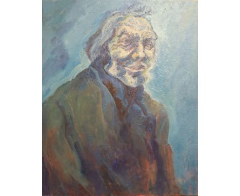 Rita Smith (British, 21 Artists Group, 20th / 21st century) Portrait of a gentleman oil on canvas, unsigned, unframed 30 x 24