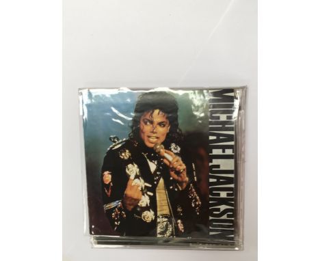 A bag containing record including Michael Jackson picture disk set, Fleetwood Mac and ELO  - NO RESERVE