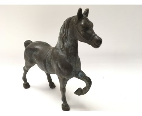 Smaller bronze figure of a mare