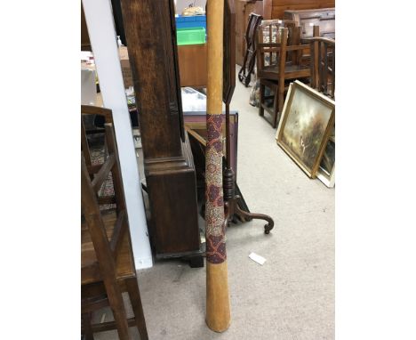 An Australian didgeridoo. No reserve.