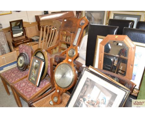 A 19th Century banjo cased barometer by W. Singleton of Ipswich  AF
