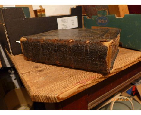 MANUSCRIPT - Book of a Religious Nature in GermanRed and Black ink. on 428 of 440 folios.17th Century contemporary binding ba
