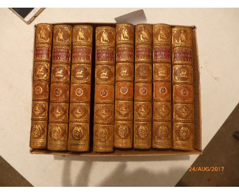 GOLDSMITH, OLIVER - THE HISTORY OF THE EARTH AND ANIMATED NATURE.  London, for J. Nourse, 1774.  FIRST EDITION8vo. 8 vols. Co
