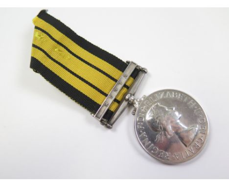 Africa General Service Medal QE2 with Kenya clasp (INSP. (R) H L Wingfield). GVF