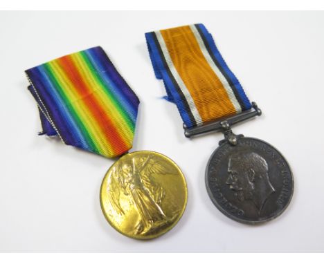 Bedford Regt - BWM & Victory Medal (49191 Pte F Pay Bedf R). (2)