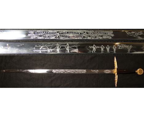 Sword: A fine limited edition sword by Wilkinson Sword. (Number 005 of 500) to commemorate the 50th Anniversary of the Battle