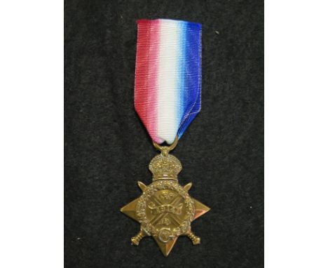 1914 Star named 1996 Pte J Finnigan R.Lanc R. (tiny correction to naming noted). MIC shows entitlement to Mons clasp. Killed 