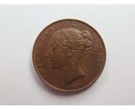 Farthing 1839 with Two-pronged Trident GVF/nEF