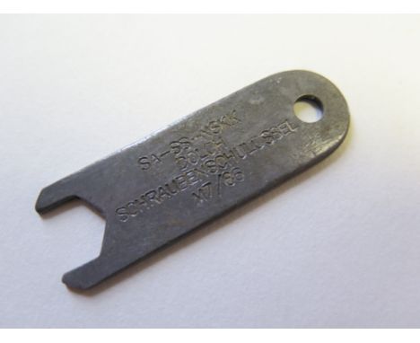German WW2 dagger spanner for securing the top nut on SS SA NSFK daggers maker marked 
