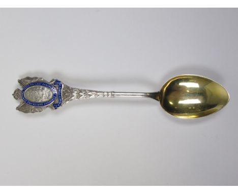 Bombay Baroda & Central India Railway Regt. A.F.I. Silver spoon hallmarked J R G &S Birmingham, 1930
