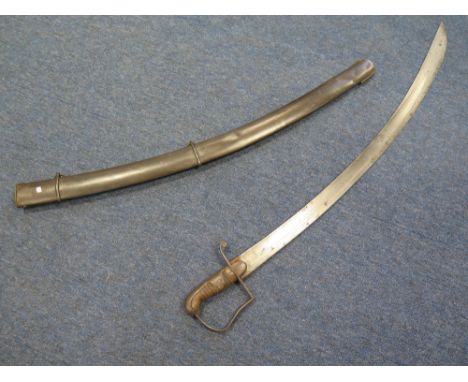 1796 Pattern Light Cavalry Troopers sword maker marked to the back of the blade with inspectors stamp to the side complete wi