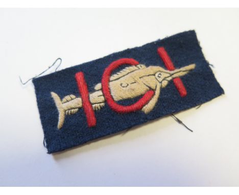 WW2 scarce 101 Commando dive patch looks old but there is some good copy's on the market, sold as seen 