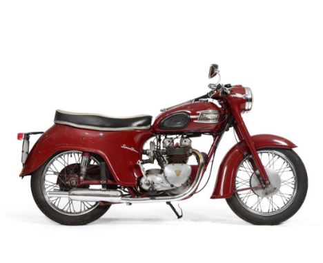 A 1959 Triumph 500cc 5TA Speed Twin Motorcycle, with V5, registered 18/02/1959  registration number 227 BVO, matching engine 