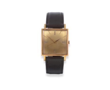 An 18ct Gold Automatic Centre Seconds Wristwatch, signed Gubelin, model: Gubelin Matic, circa 1965, (calibre 1428U) 21-jewel 