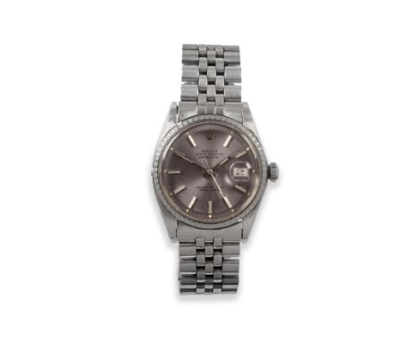 A Stainless Steel Automatic Calendar Centre Seconds Wristwatch, signed Rolex, Oyster Perpetual, model: Datejust, Superlative 