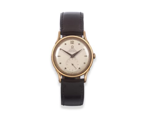 A 14ct Gold Automatic Wristwatch, signed Omega, Chronometer Officially Certified, circa 1951, (calibre 343) lever movement nu