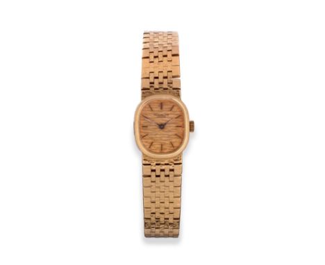 A Lady's 18ct Gold Wristwatch, signed Patek Philippe, Geneve, Ref: 4106/1, 1969, 20-jewel lever movement numbered 996416, adj