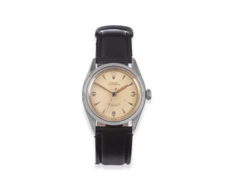 A Stainless Steel Automatic Centre Seconds Wristwatch, signed Rolex, Oyster Perpetual, Officially Certified Chronometer, ref: