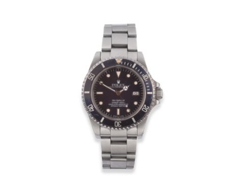A Stainless Steel Automatic Calendar Centre Seconds Wristwatch, signed Rolex, Oyster Perpetual Date, 4000ft=1220m, Superlativ