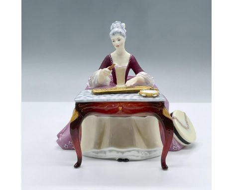 From the Lady Musicians series, this graceful limited edition figure features a seated woman playing a stringed instrument. S