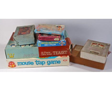 Games and jigsaw puzzles, to include Mousetrap, Magic Roundabout puzzle, Harlequin "the card players" puzzle, GWR puzzle "Kin