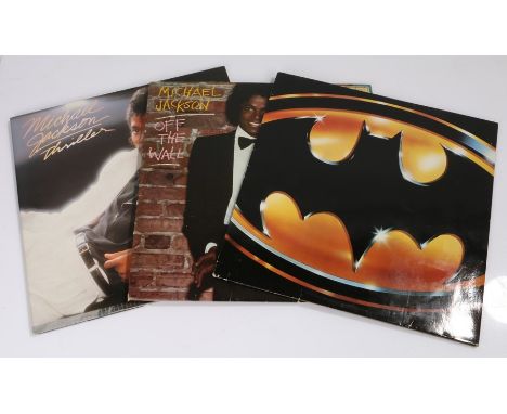 3 x LPs. Michael Jackson (2) - Off The Wall. Thriller. Prince - Batman Film Soundtrack.