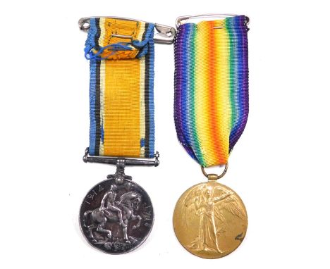 Two World War I medals, comprising The George V medal and The Great War for Civilisation medal, each inscribed A5181 PTE JO L