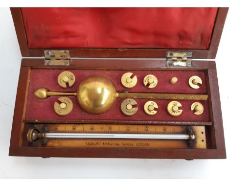 A Sikes Hydrometer by Gaskell &amp; Chambers Ltd 