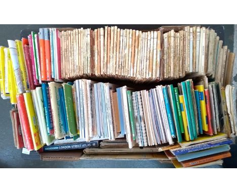 A box of Ordnance Survey, A to Z, AA maps etc 