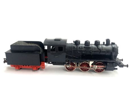 A Fleischmann 1304 HO gauge steam locomotive with tender 