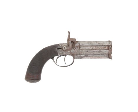 A 50-Bore Percussion Over-And-Under Box-Lock Belt PistolBy H. Tatham, Charing Cross, London, Mid-19th CenturyWith sighted bar