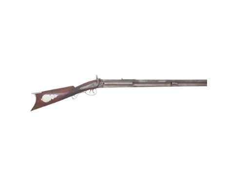 A Canadian 54-Bore Percussion Over-And-Under Sporting Rifle And 14-Bore GunBy E. Paekert, Stratford, Ont. No. 110, Circa 1870