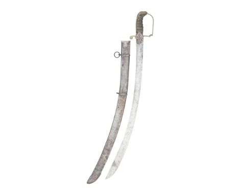 A Rare 1807/08 Pattern Light Cavalry Officer's Sabre Of The 10th (Prince Of Wales Own) Light DragoonsCirca 1800With curved fu